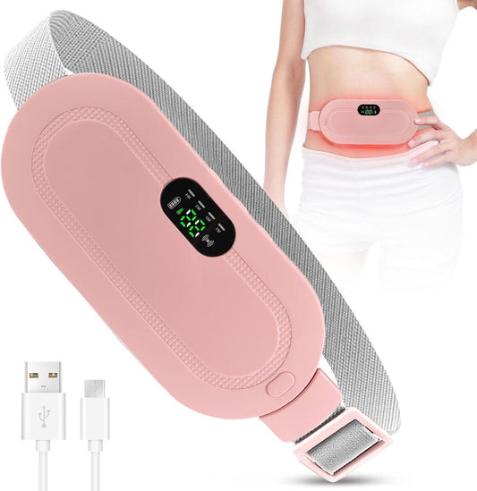 Portable period cramp heating pad