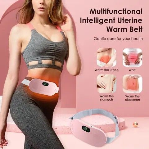 Portable period cramp heating pad