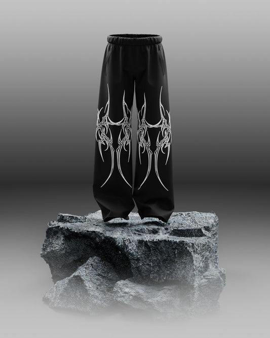 Unisex Wid Leg Womens/ Men's Lower Graphic printed Mutation
Baggy Track Pant